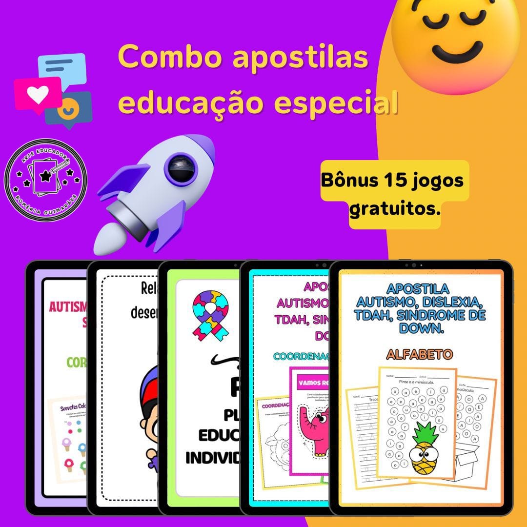 Combo de apostilas educação inclusiva / aee - kit educação especial – Material Pedagógico — Matemática para Todas as…