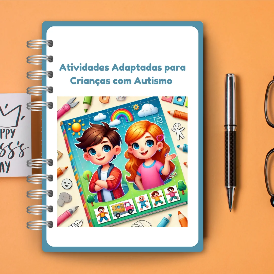Combo de Atividades Adaptadas - TDAH, Autismo e Dislexia — amostra 1: 3 Cadernos de Atividades Incríveis 🔹 Adaptados para…