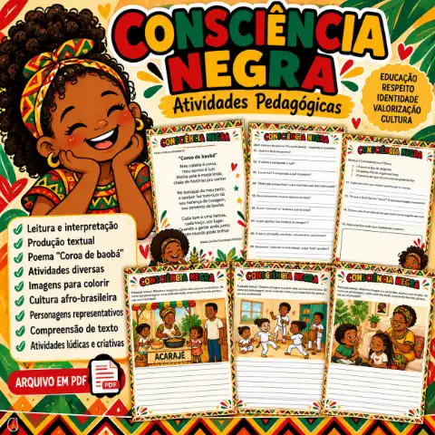 combo de Atividades de Consciência Negra para imprimir – — amostra 3: Como usar em sala