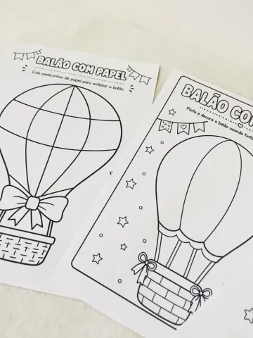 Combo de Atividades do Balão – Educação Infantil — amostra 5: 💛 MAIS CRIATIVIDADE PARA SUAS AULAS!