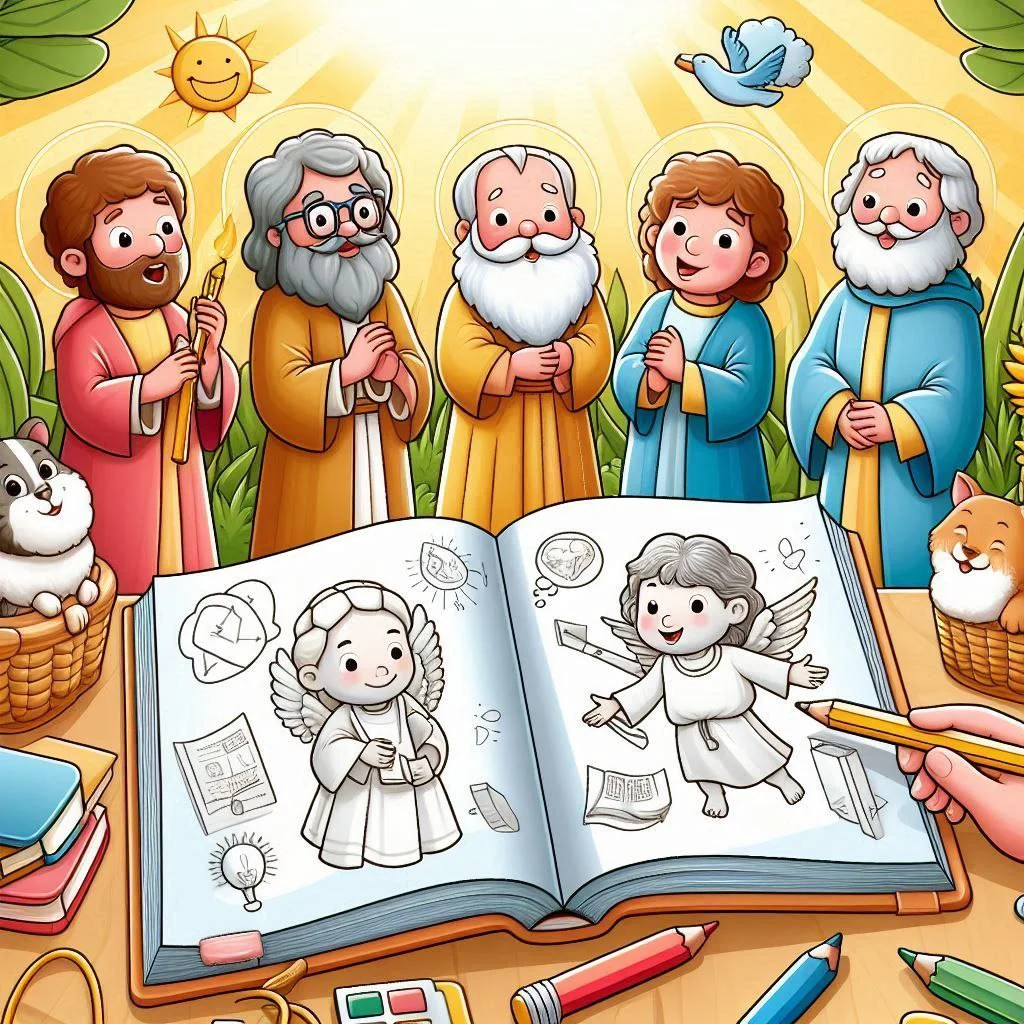 Combo de Materiais Cristões-Atividade infantil Cristã — amostra 5: Um kit com atividades bíblicas, histórias, orações e…