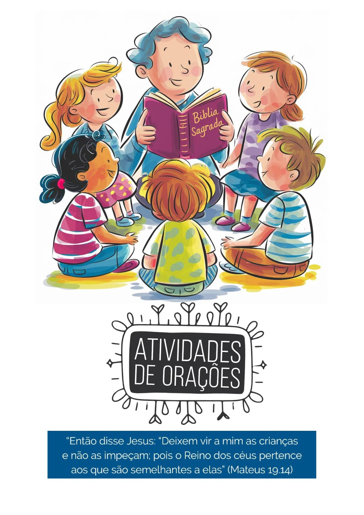 Combo de Materiais Cristões-Atividade infantil Cristã — amostra 6: Um kit com atividades bíblicas, histórias, orações e…