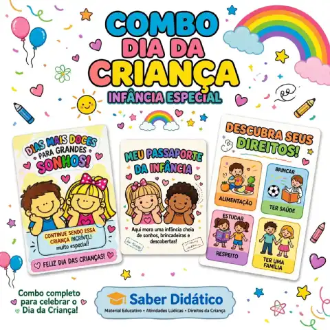 Combo Dia da Criança - Infância Especial: Ensino Fundamental — capa do material