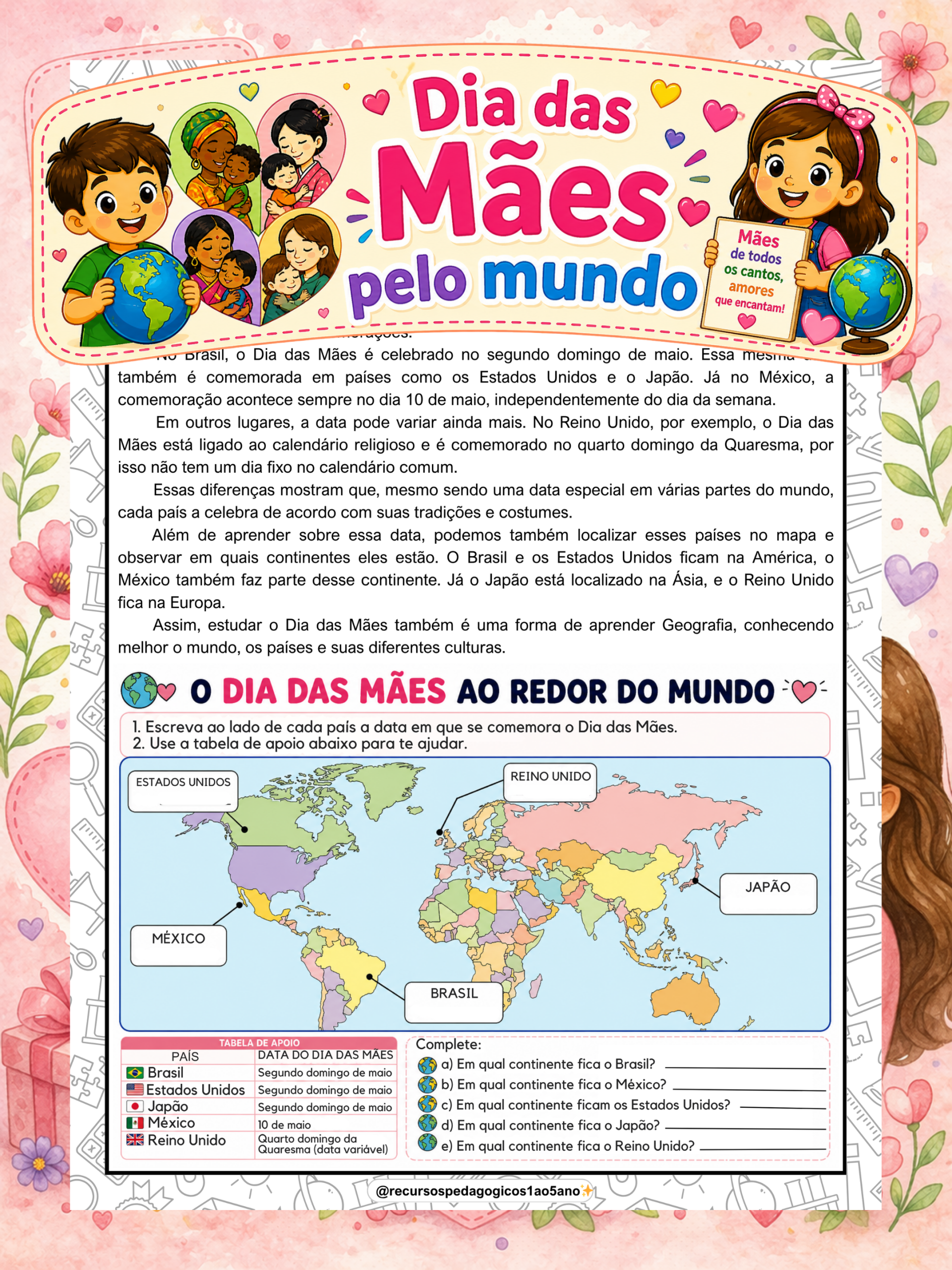 Combo Dia das mães – Kit completo | Anos Iniciais — amostra 1: Sobre o Combo Dia das mães – Kit completo