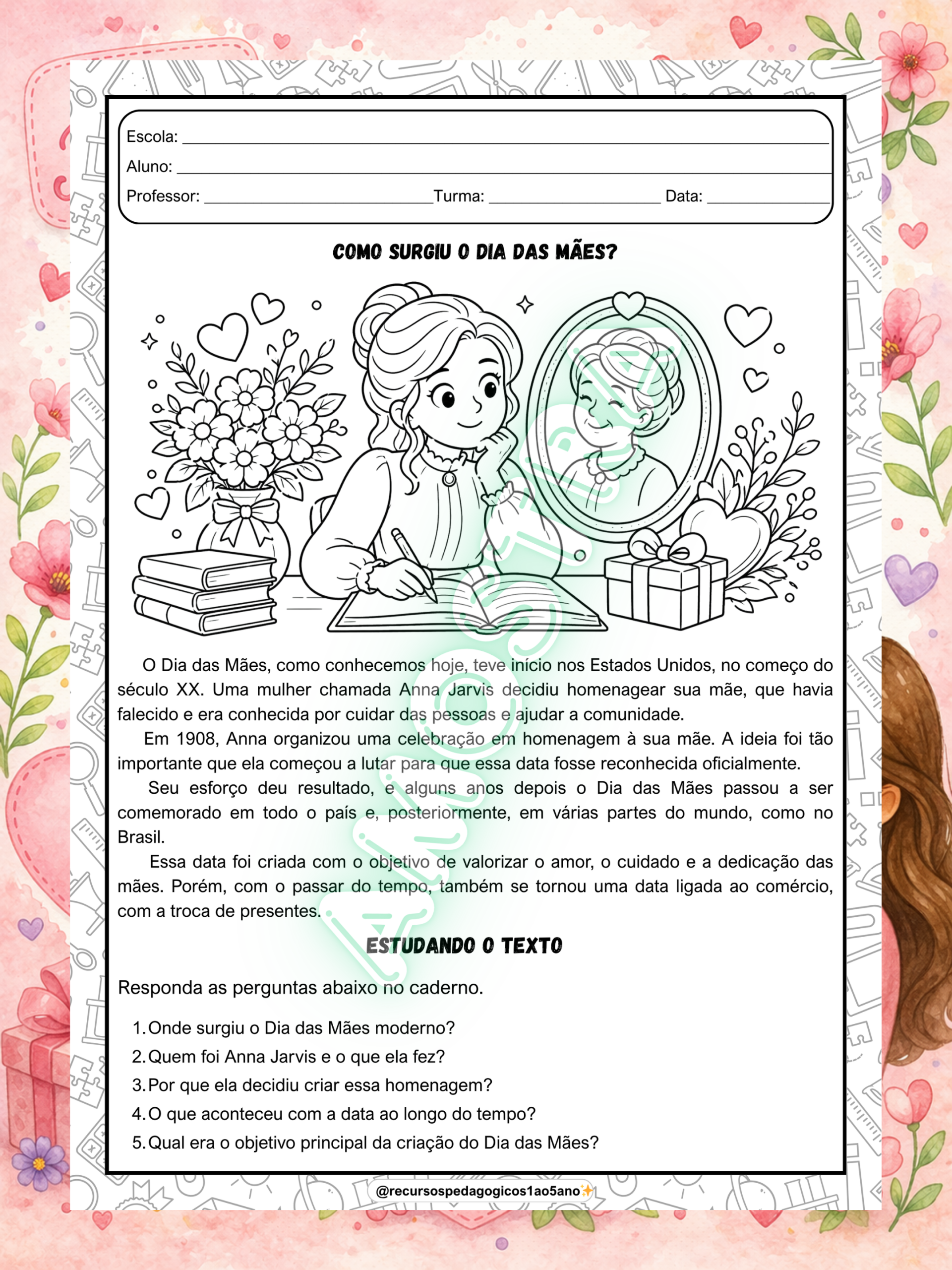Combo Dia das mães – Kit completo | Anos Iniciais — amostra 3: Combo Dia das mães – Kit completo Se você quer trabalhar o…