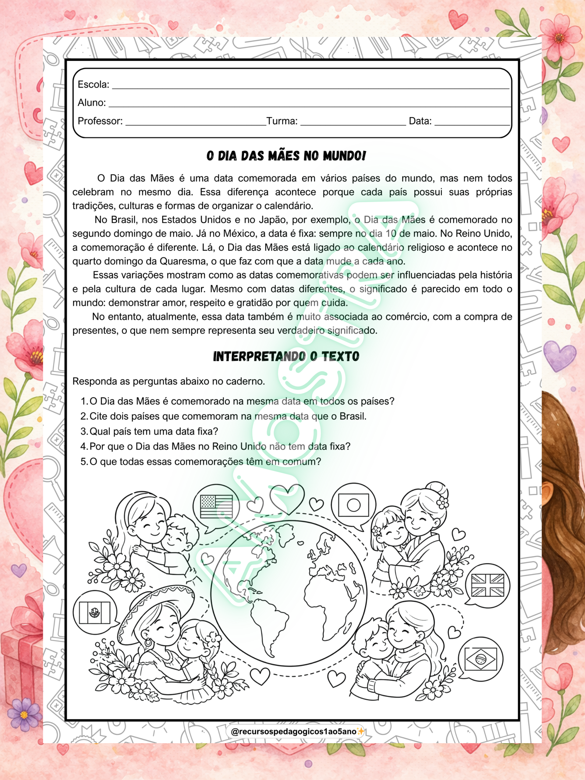 Combo Dia das mães – Kit completo | Anos Iniciais — amostra 6: Combo Dia das mães – Kit completo Se você quer trabalhar o…