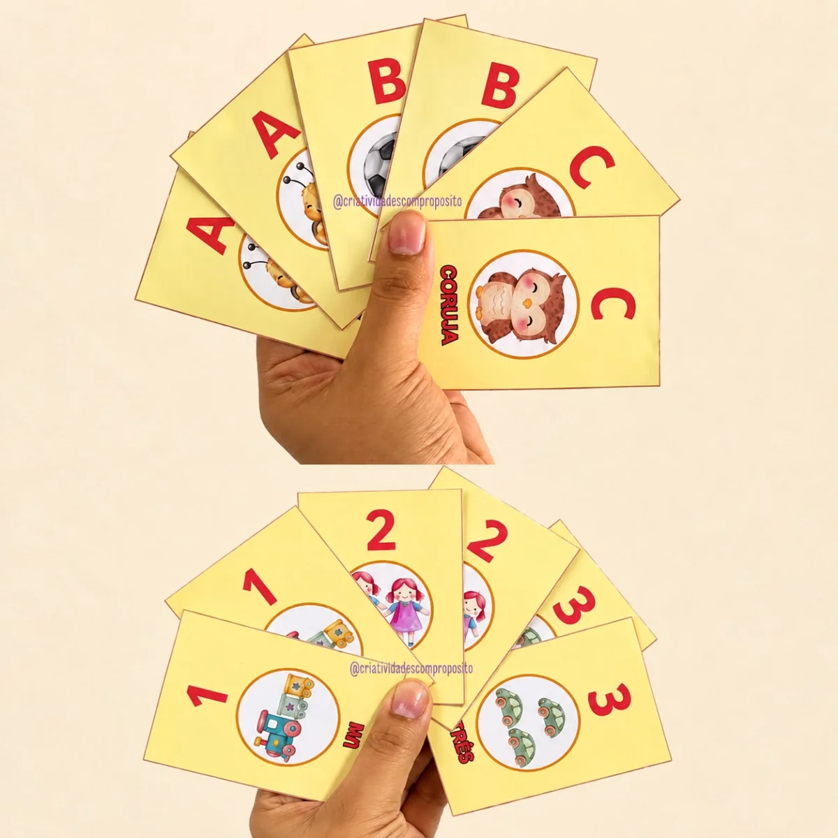 COMBO JOGO DA MEMÓRIA - ALFABÉTICO + NÚMEROS — Alfabetização para Educação Infantil: 🧠 🎲 COMBO JOGO DA MEMÓRIA -…