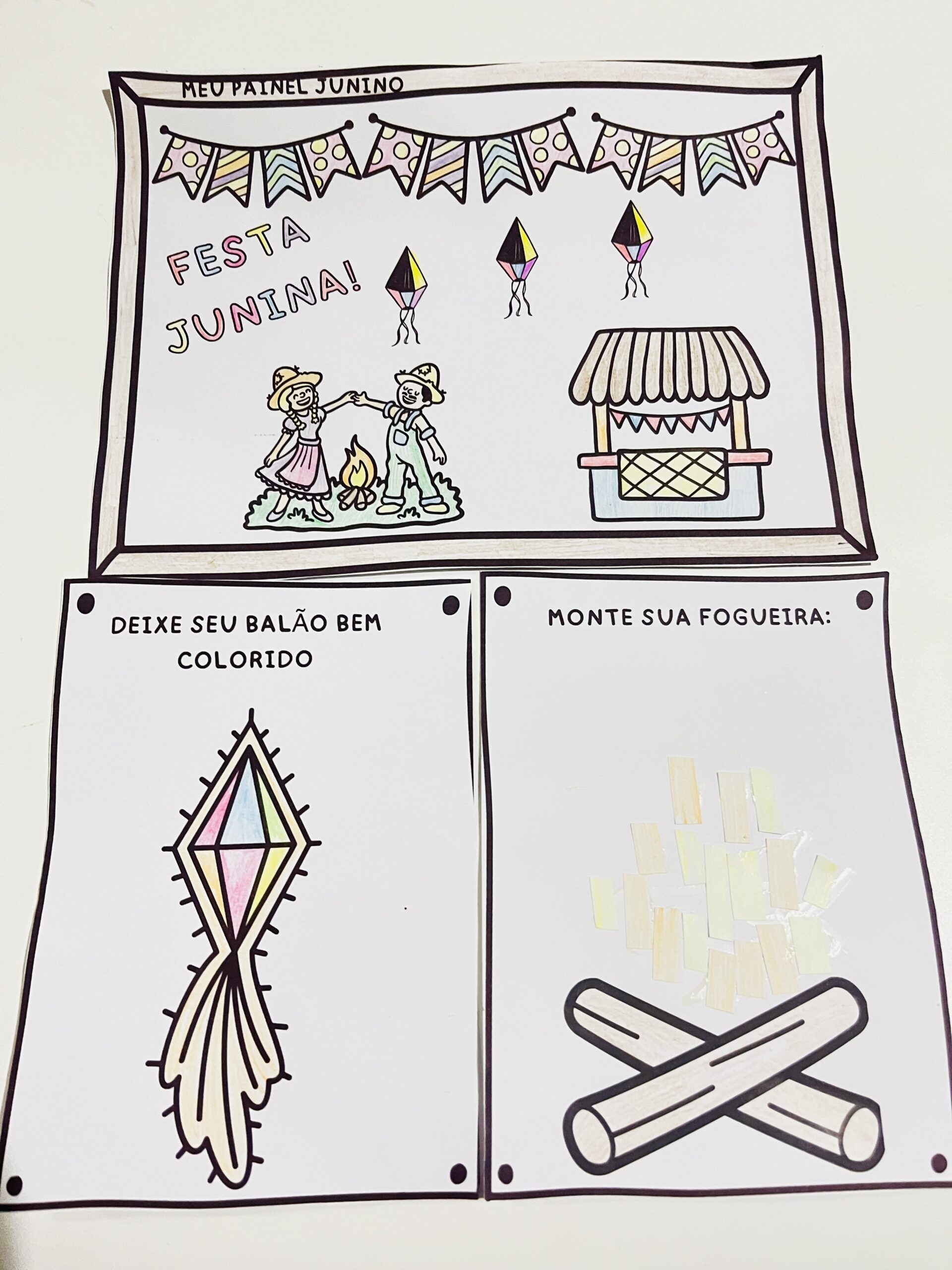 Combo junho: 21 atividades para seu junho – Material Pedagógico — amostra 4: Junho está batendo na porta e você não precisa…