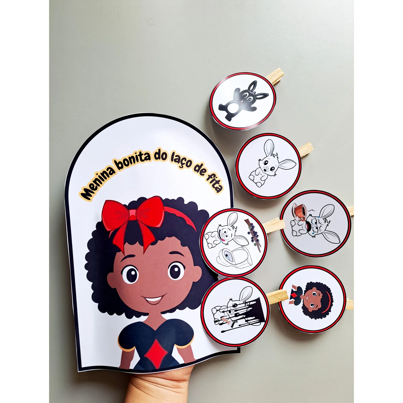 Combo Luva menina bonita do laço de fita + 2 atividades — amostra 5: Aproveite esse combo para trabalhar a consciência…