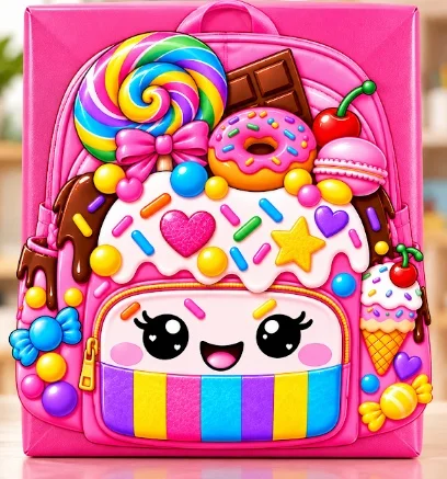 Combo Mochila Maluca Dia das Crianças – 3 Modelos — amostra 5: Formato do material