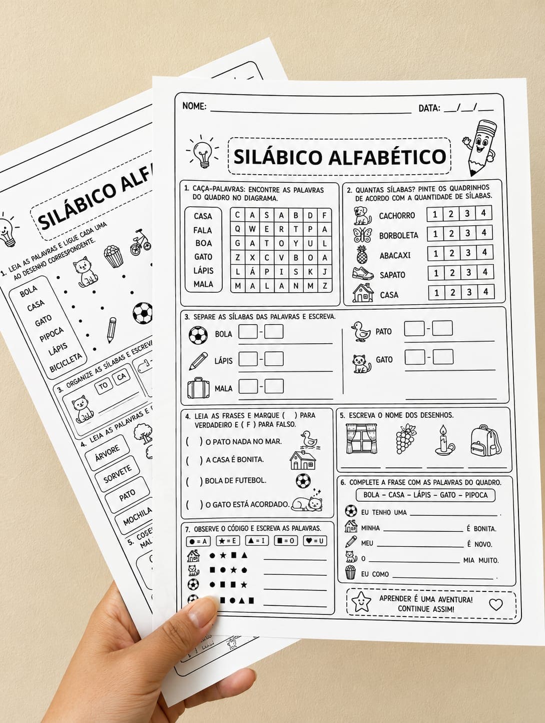 Combo níveis de escrita | Alfabetização — amostra 3: COMBO NÍVEIS DE ESCRITA Um material completo para auxiliar professores…