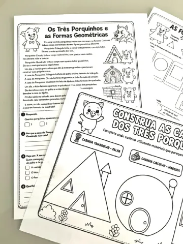 Combo Os Três Porquinhos e as Formas Mágicas — amostra 3: 📚Combo Três Porquinhos - De R$34,70 por R$19,70📚 Leve 3…