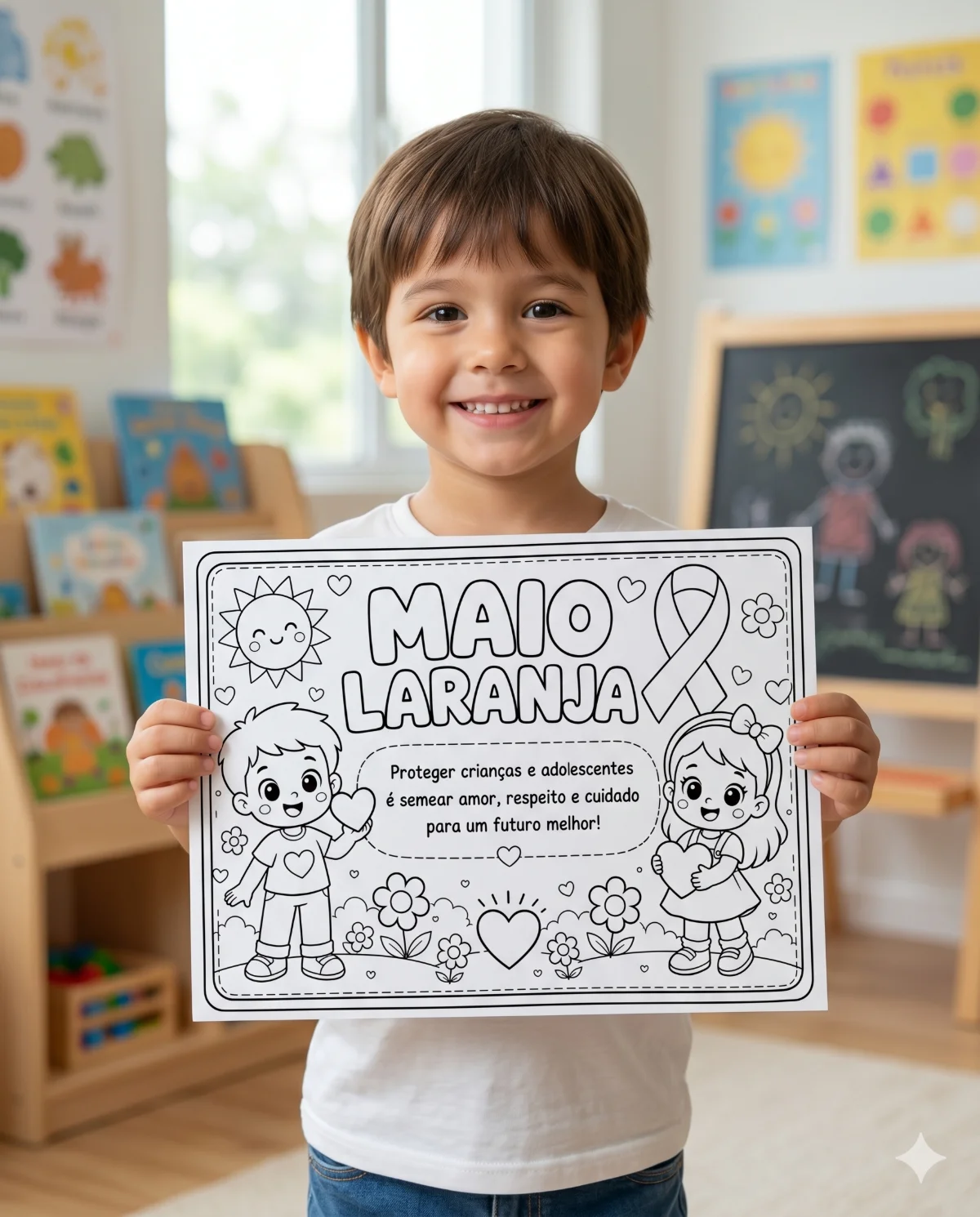 COMBO PARA PINTURA COLETIVA – MAIO LARANJA — amostra 1: 📦 Conteúdo Completo do Kit