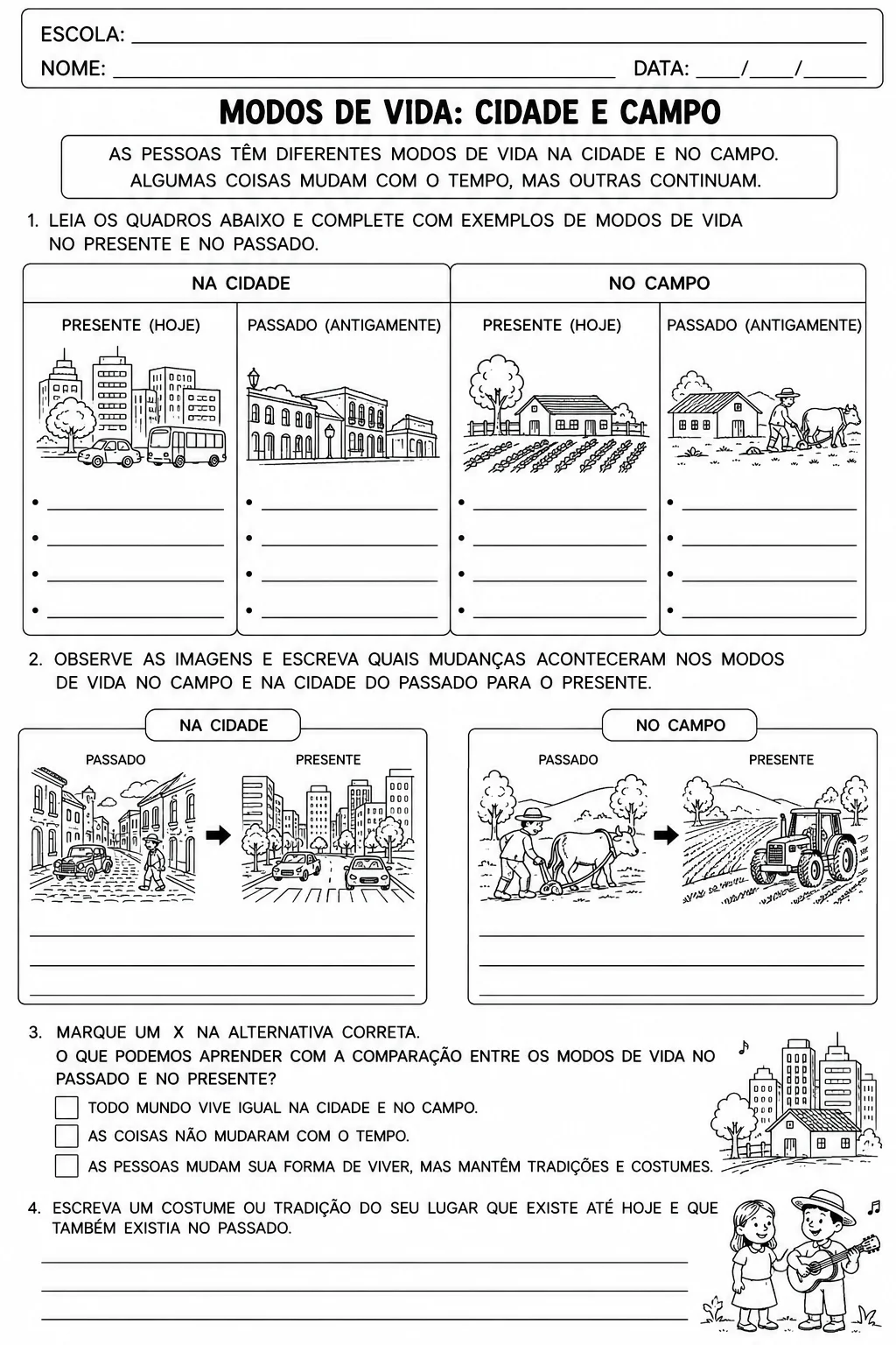 Combo Pedagógico 3º Ano – Atividades para Todas as Disciplinas — amostra 4: Facilite seu planejamento com um material…