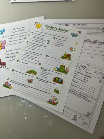 Combo Poético - Avental + Atividades Educação Infantil — amostra 5: 🦋🌸 COMBO POÉTICO - AVENTAL + ATIVIDADES 🌸🦋 Combo…