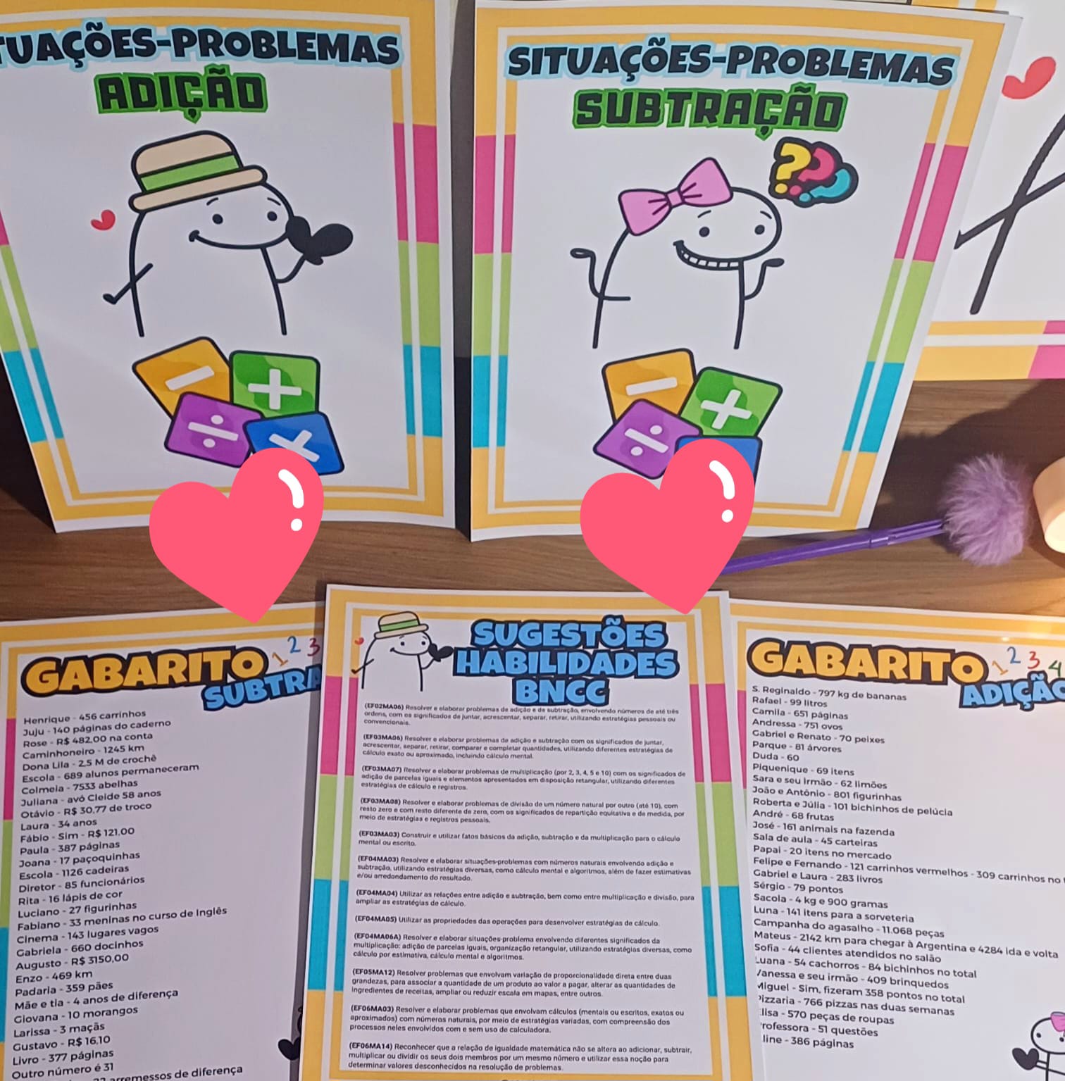 Combo problemas matemáticos 4 operações florks – PDF para Imprimir — amostra 1: O que vem no material Combo problemas matemáticos 4 operações florks – PDF para Imprimir — amostra 1: O que vem no material