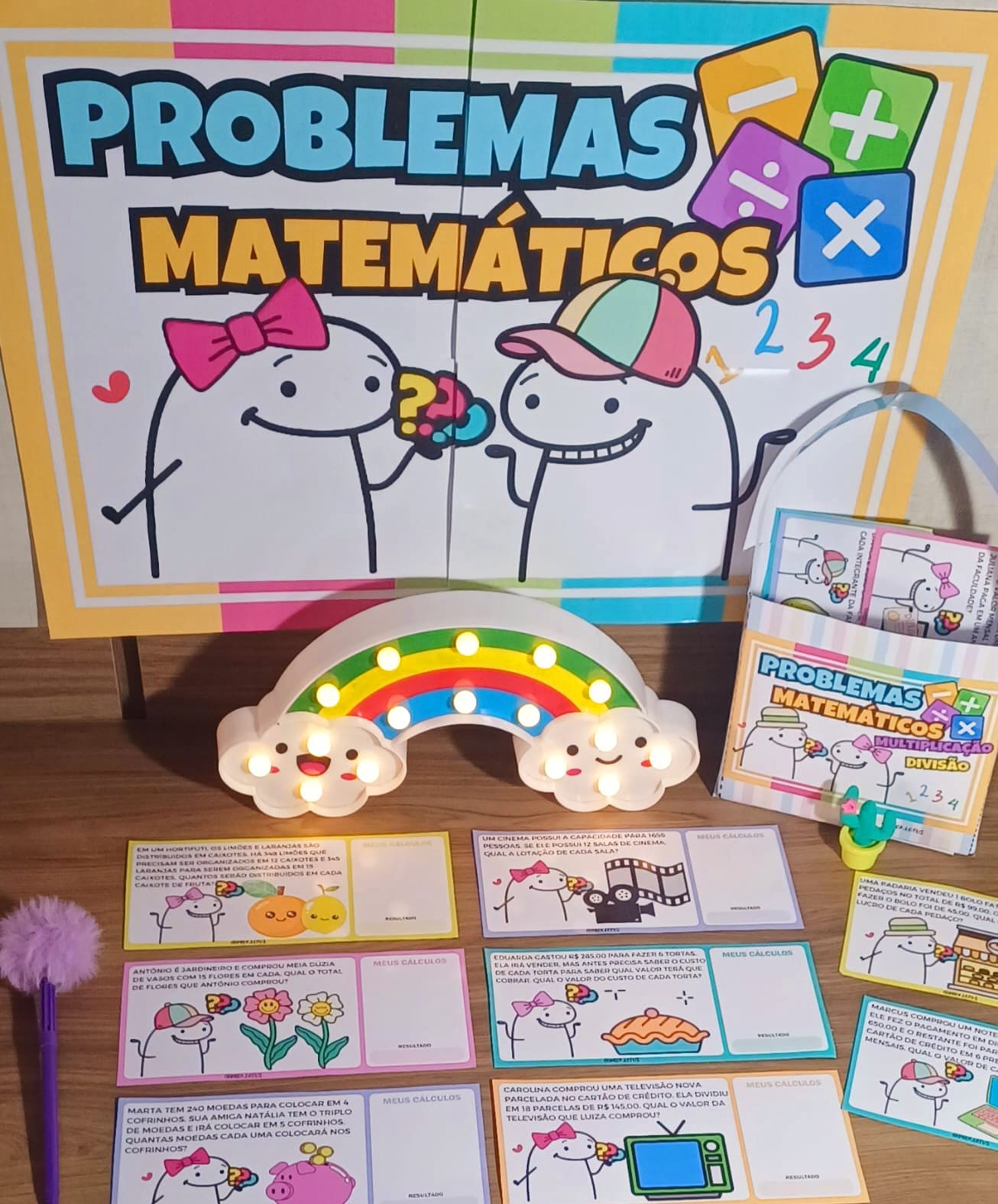 Combo problemas matemáticos 4 operações florks – PDF para Imprimir — Matemática para Todas as séries: Arquivo em PDF com… Combo problemas matemáticos 4 operações florks – PDF para Imprimir — Matemática para Todas as séries: Arquivo em PDF com…