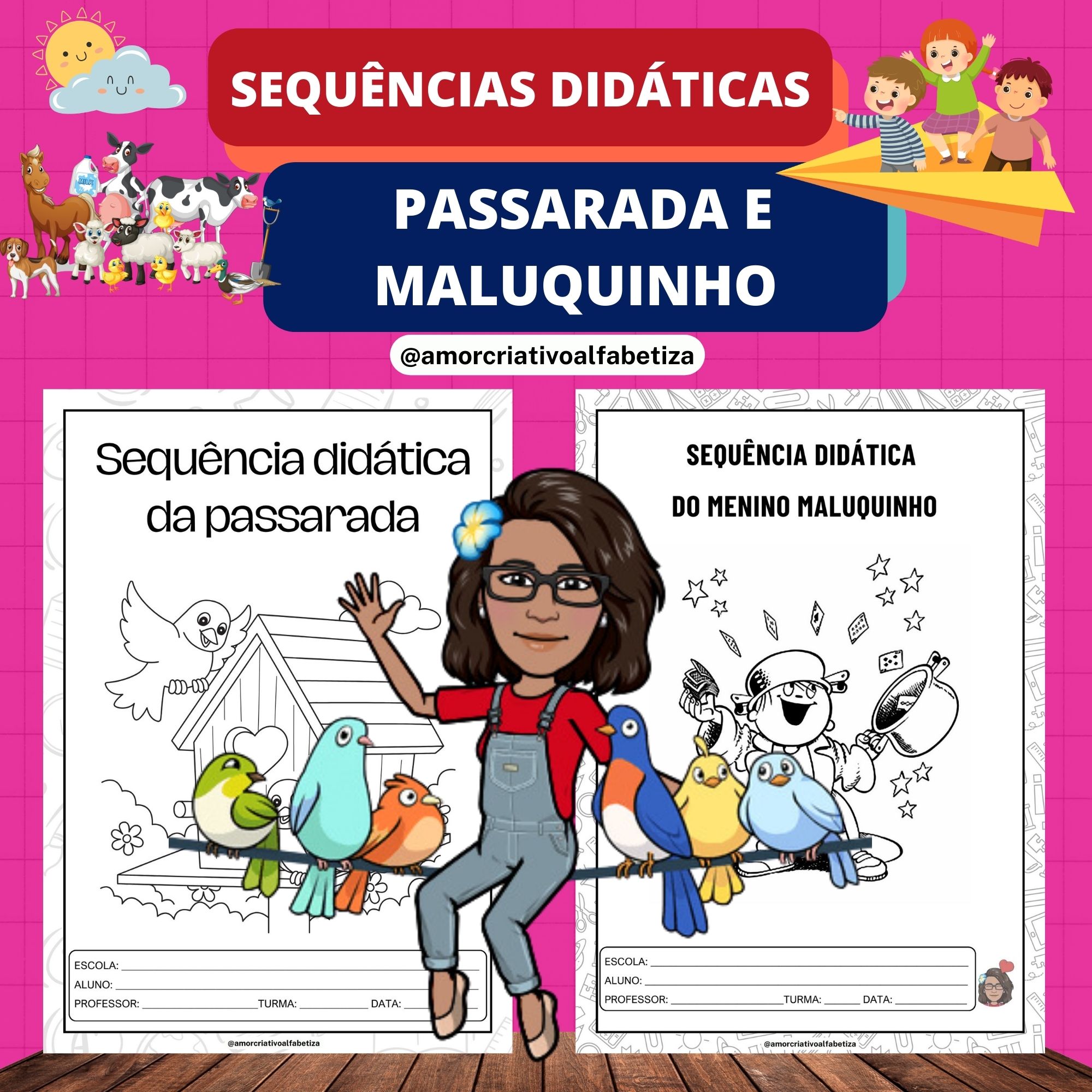 Combo sequência didática completa + leitura em 60 segundos – Alfabetização — Alfabetização para 2º ano: Combo sequência…