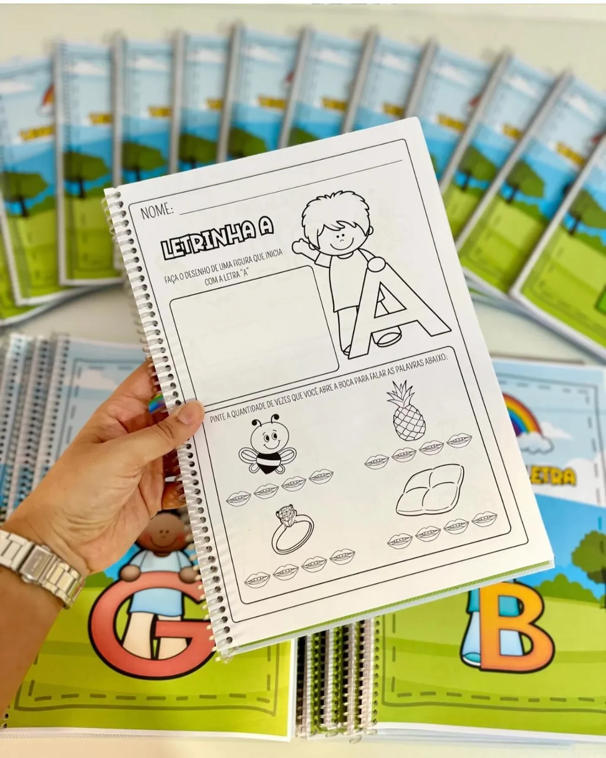 Combo sequências do alfabeto – PDF para Imprimir — amostra 2: Kit com 26 Apostilas de atividades e recursos para trabalhar…
