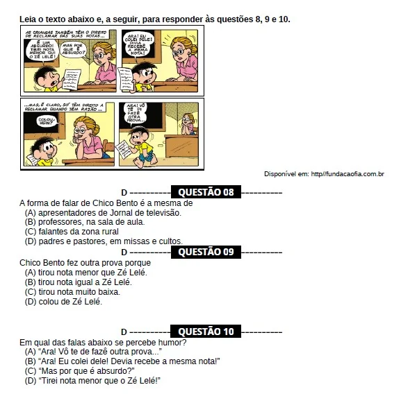 COMPILADO 1 DE QUESTÕES DE SIMULADOS - LP - ENSINO FUNDAMENTAL — amostra 2: 📚 COMPILADO DE QUESTÕES DE SIMULADOS – LÍNGUA…