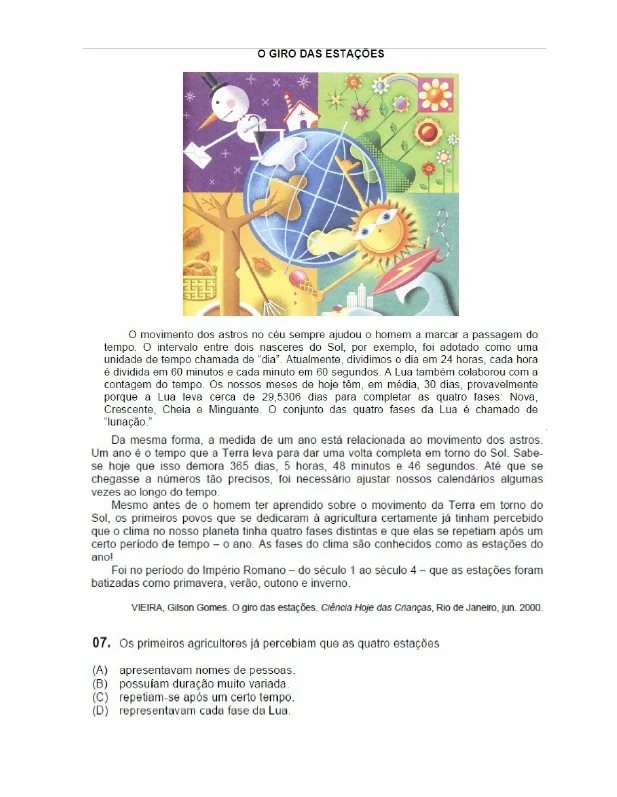 COMPILADO 1 DE QUESTÕES DE SIMULADOS - LP - ENSINO FUNDAMENTAL — amostra 5: 📚 COMPILADO DE QUESTÕES DE SIMULADOS – LÍNGUA…