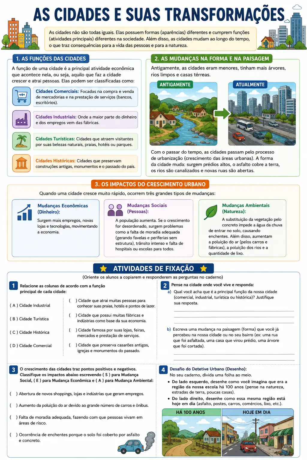 Compilado de Atividades – História e Geografia 5º Ano — amostra 1: Compilado com atividades de História e Geografia para o…