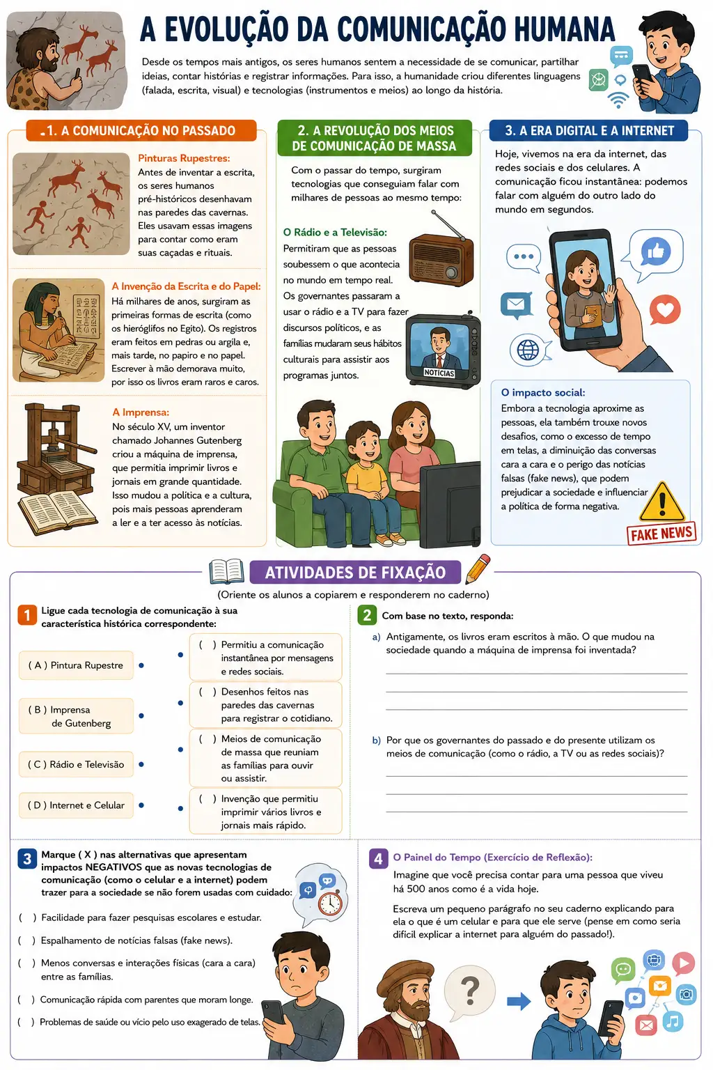 Compilado de Atividades – História e Geografia 5º Ano — amostra 2: Compilado com atividades de História e Geografia para o…