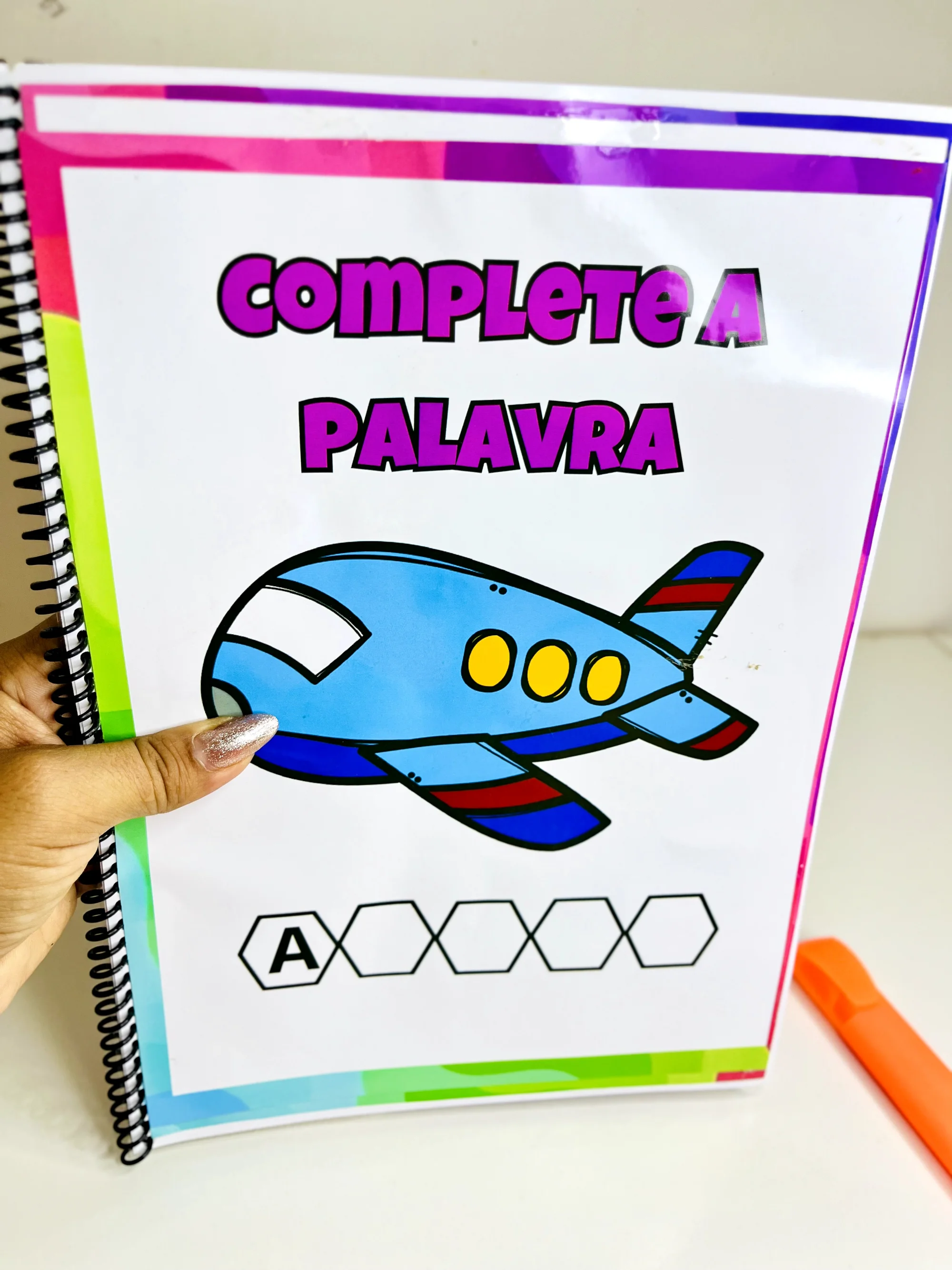 Complete a Palavra: Meios de Transportes — amostra 1: 31 páginas para completar palavras com tema meios de transportes
