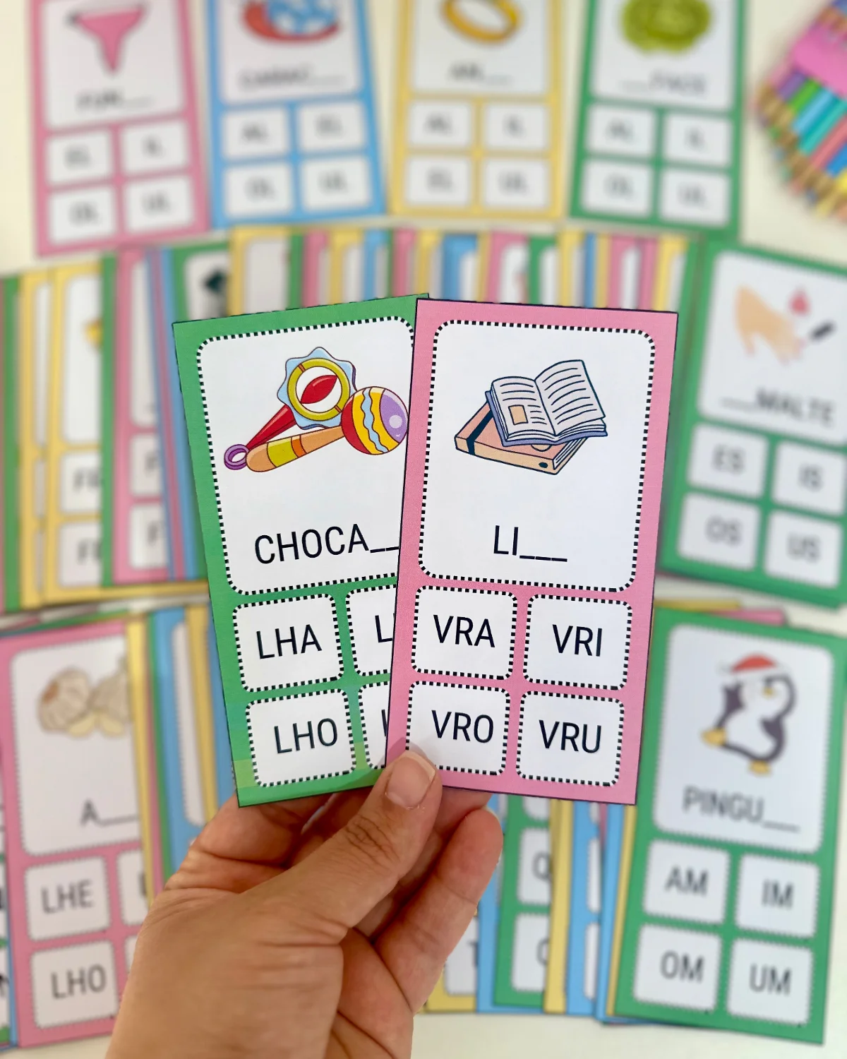 Complete “Sílabas Complexas” – PDF para Imprimir | Alfabetização — amostra 1: O que vem no material