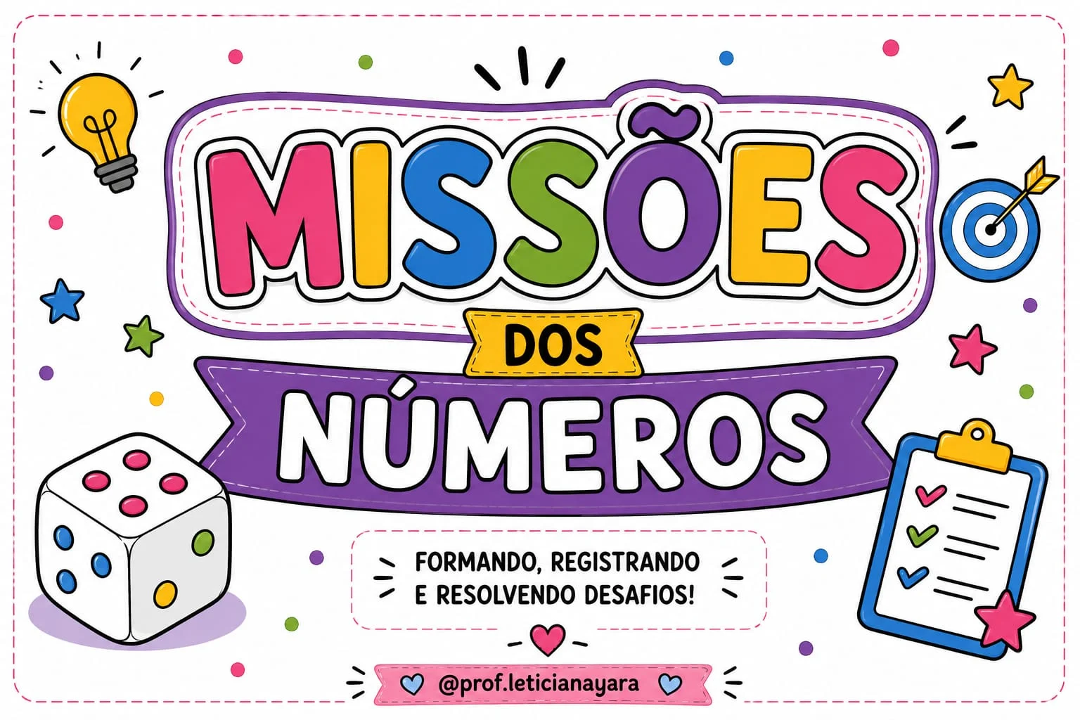 Composição e decomposição de números - Jogo de dados — capa do material