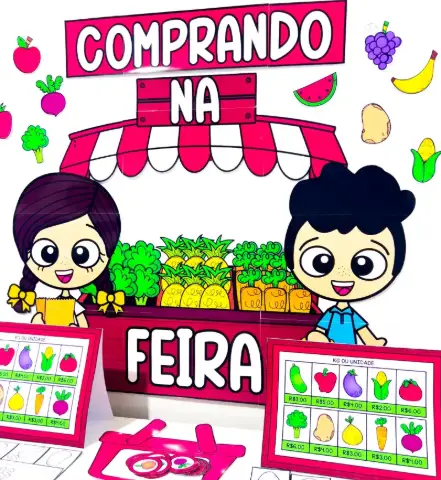 Comprando na Feira | PDF Matemática 1° ao 5° ano — capa do material