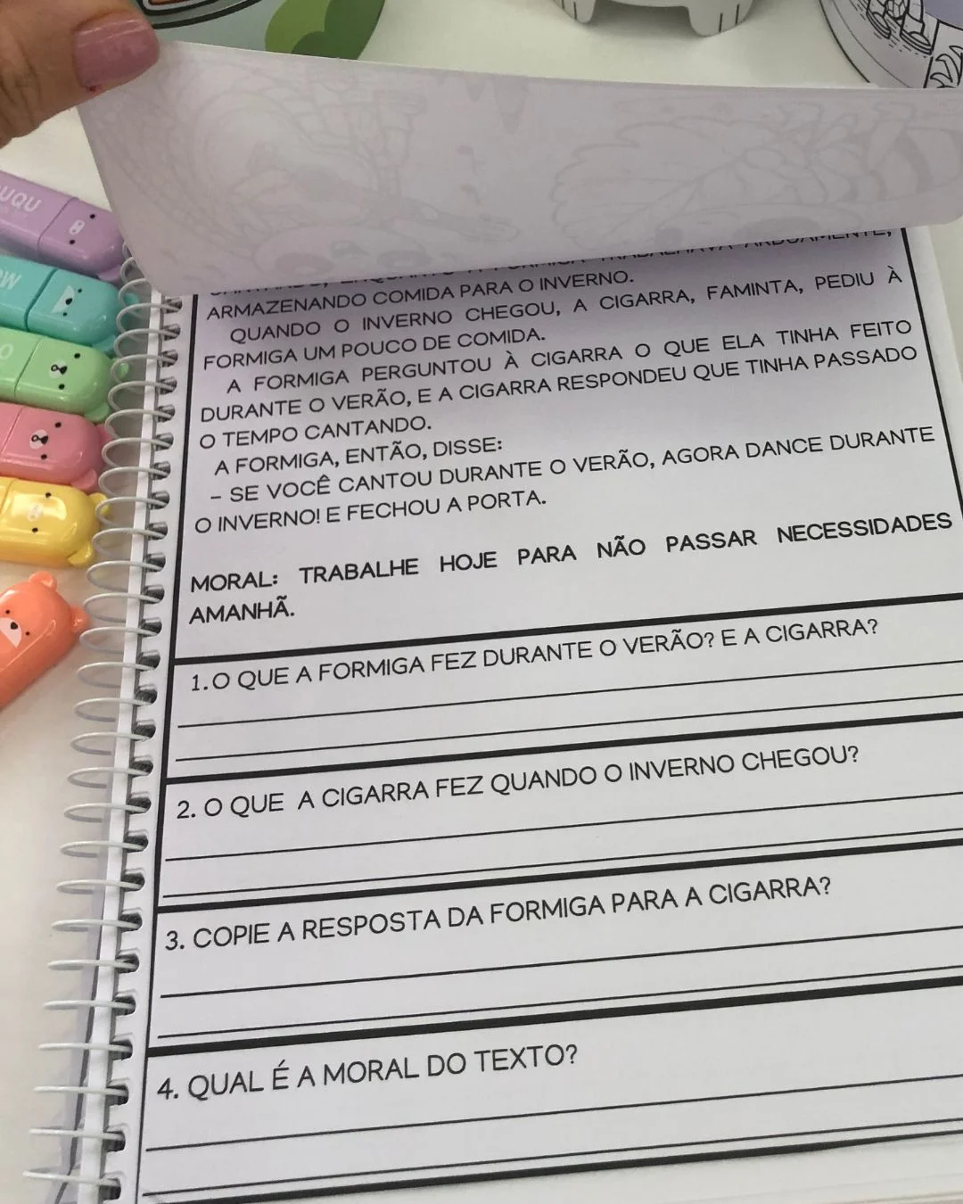COMPREENSÃO LEITORA E ORTOGRAFIA – RECURSO COMPLETO A CIGARRA E A — amostra 1: Sobre o COMPREENSÃO LEITORA E ORTOGRAFIA –…
