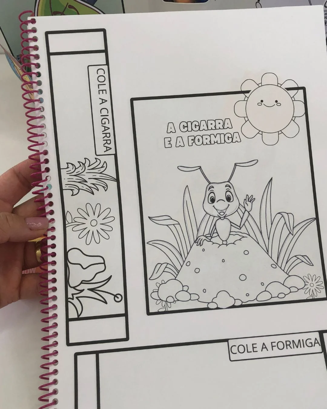 COMPREENSÃO LEITORA E ORTOGRAFIA – RECURSO COMPLETO A CIGARRA E A — amostra 2: Este arquivo é ideal para trabalhar…