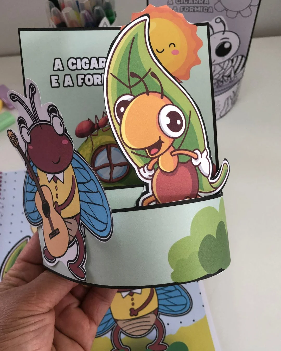 COMPREENSÃO LEITORA E ORTOGRAFIA – RECURSO COMPLETO A CIGARRA E A — Alfabetização para Educação Infantil: Este arquivo é…