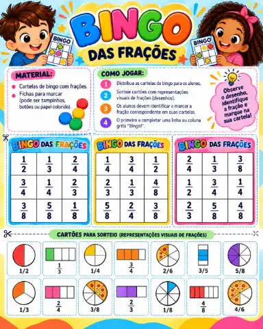 Conceito de frações: sequência didática para 4º e 5º ano — amostra 2: O que vem no material