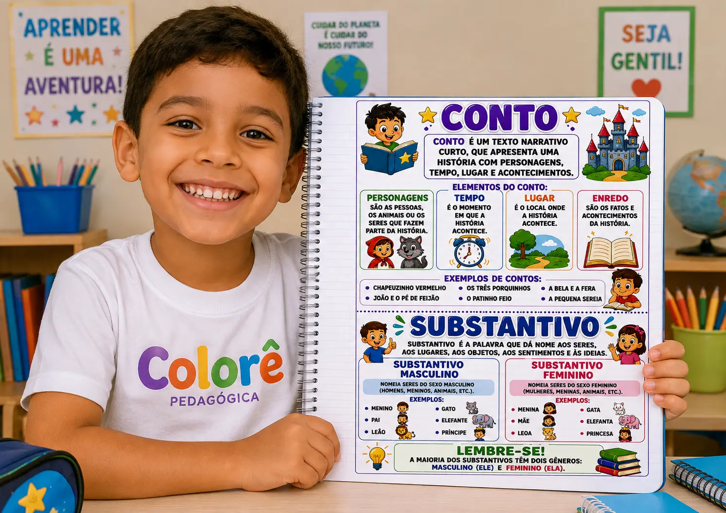 📚✨ CONCEITOS DE LÍNGUA PORTUGUESA – CONTO E SUBSTANTIVO. — amostra 3: 📚✨ CONCEITOS DE LÍNGUA PORTUGUESA – CONTO E…