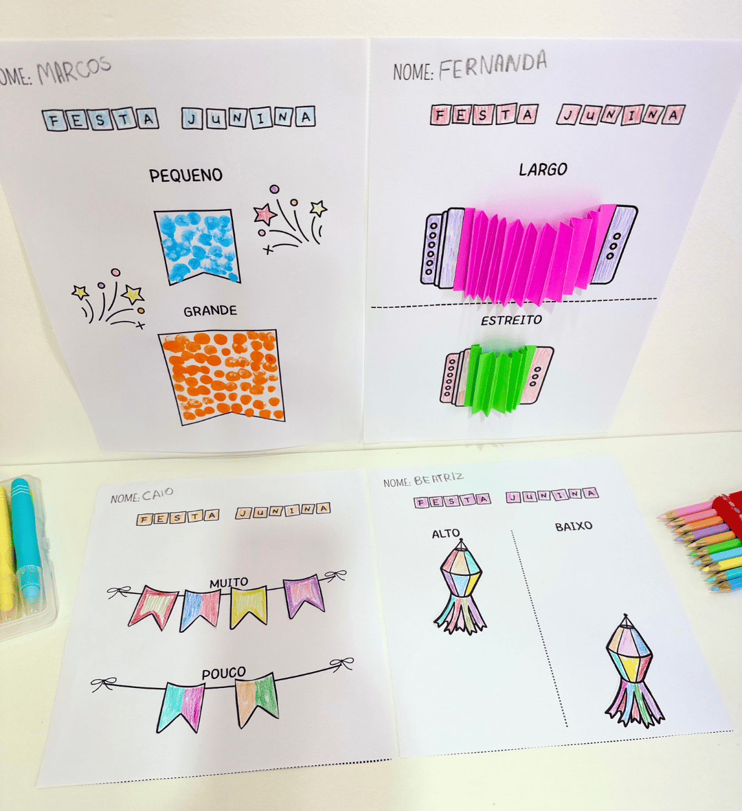 Conceitos matemáticos na Educação Infantil: Festa Junina — capa do material