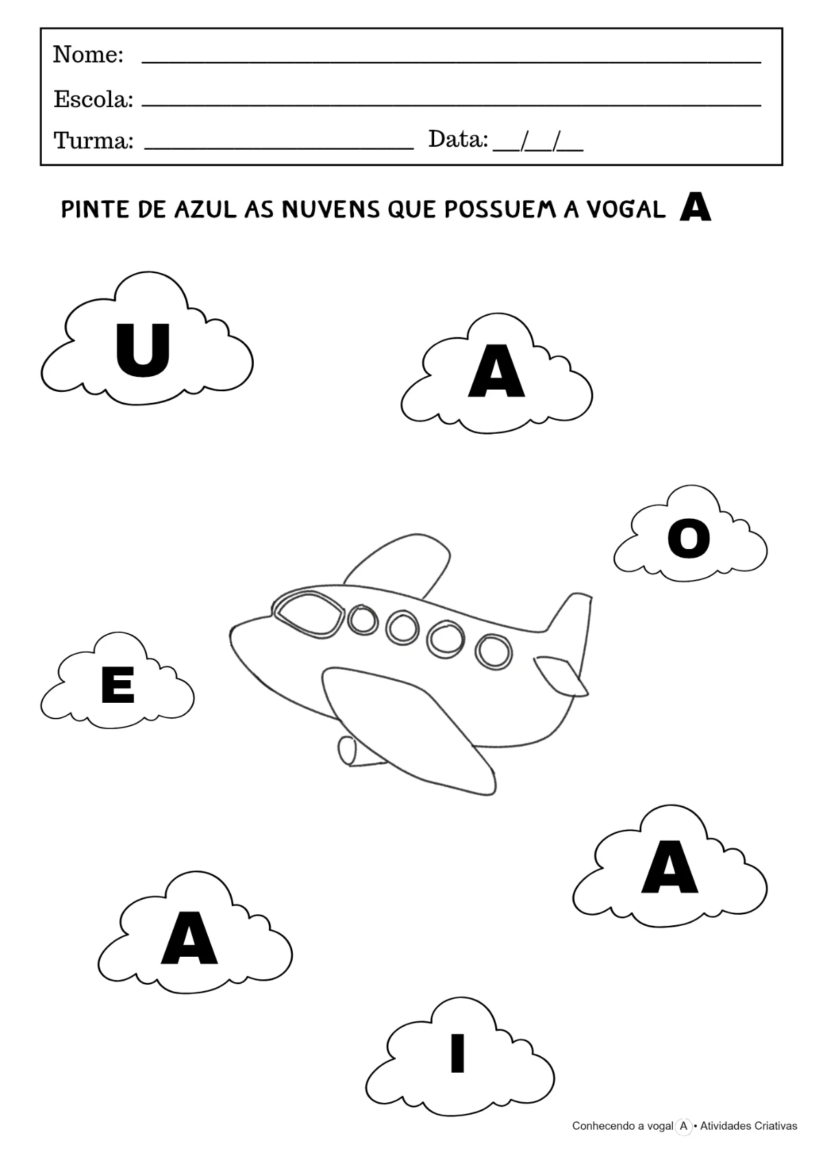 Conhecendo a vogal A | Educação Infantil — amostra 5: Aprendendo a Vogal A de forma divertida