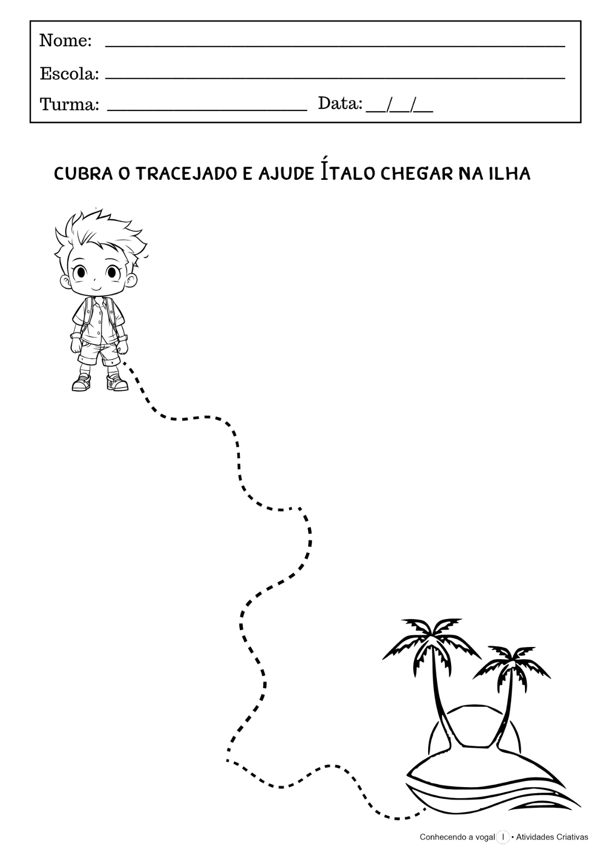 Conhecendo a vogal I | Educação Infantil — amostra 4: Aprenda a Vogal I de forma divertida