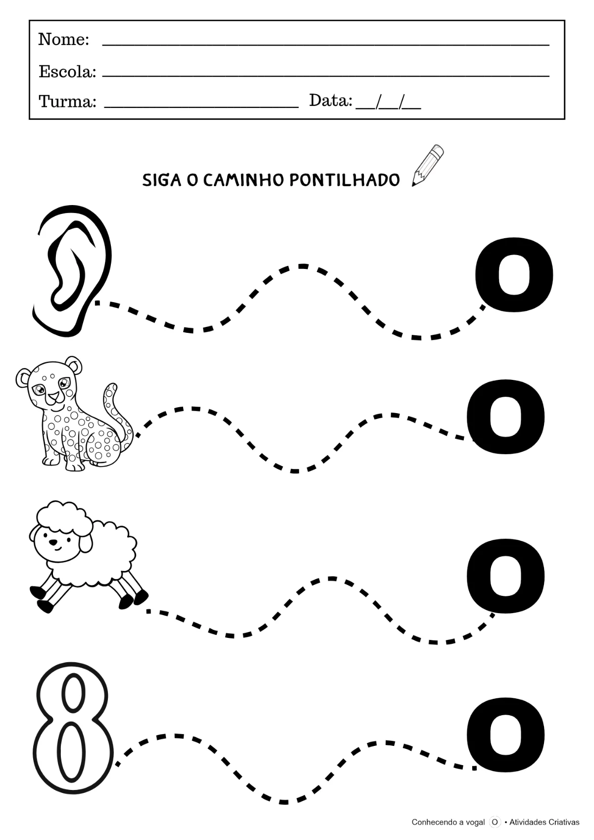 Conhecendo a vogal O | Educação Infantil — amostra 3: Aprenda a Vogal O de forma divertida