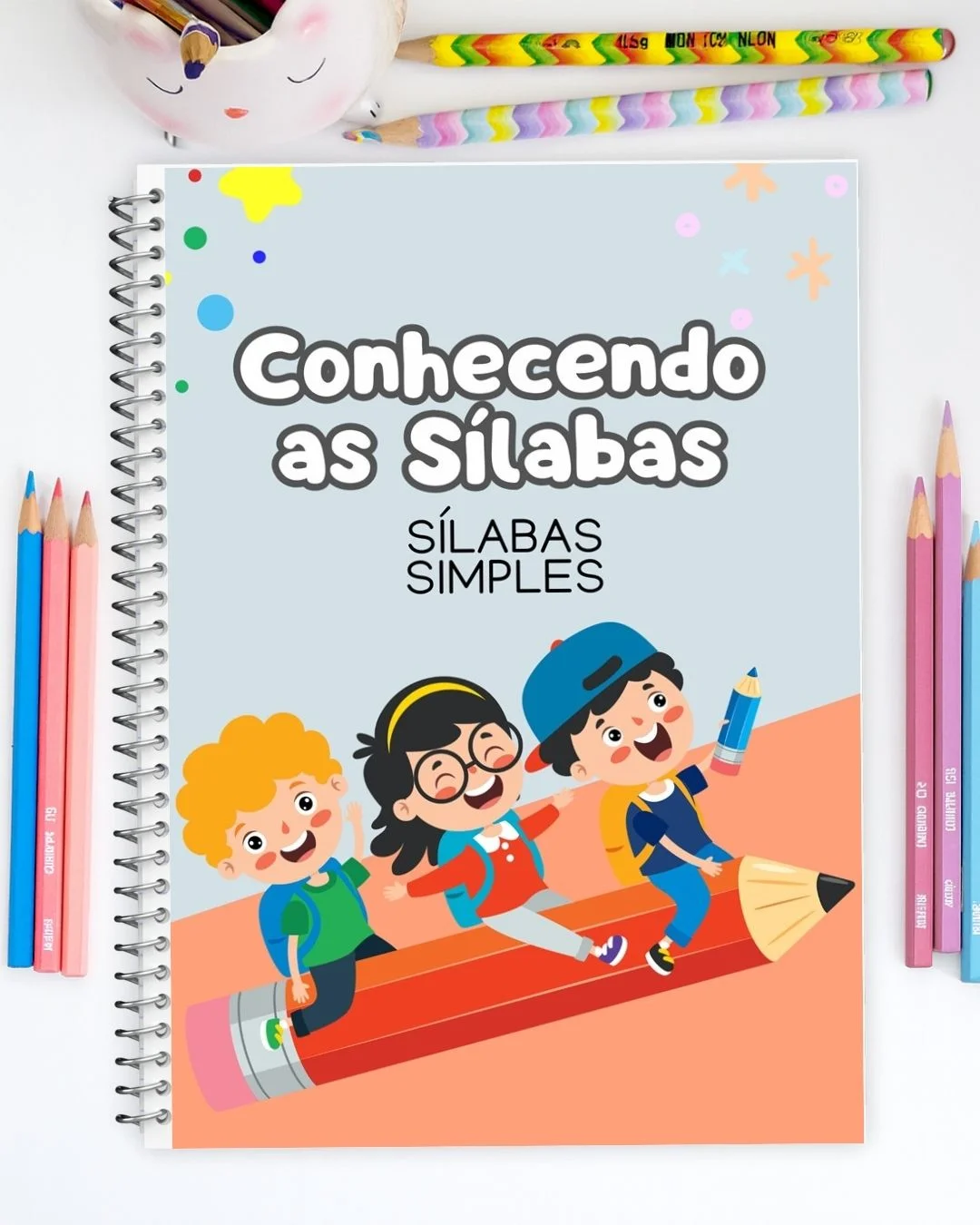 Conhecendo as Sílabas: Atividades de Alfabetização silabas simples — capa do material