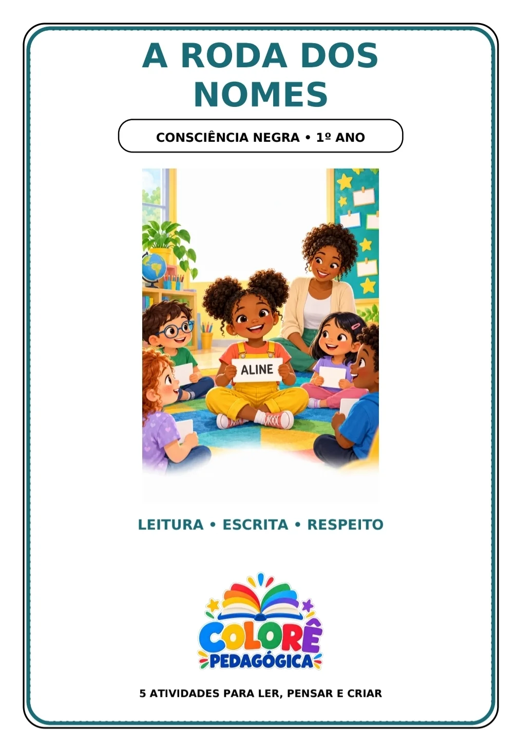 Consciência Negra 1º Ano – A Roda dos Nomes — capa do material