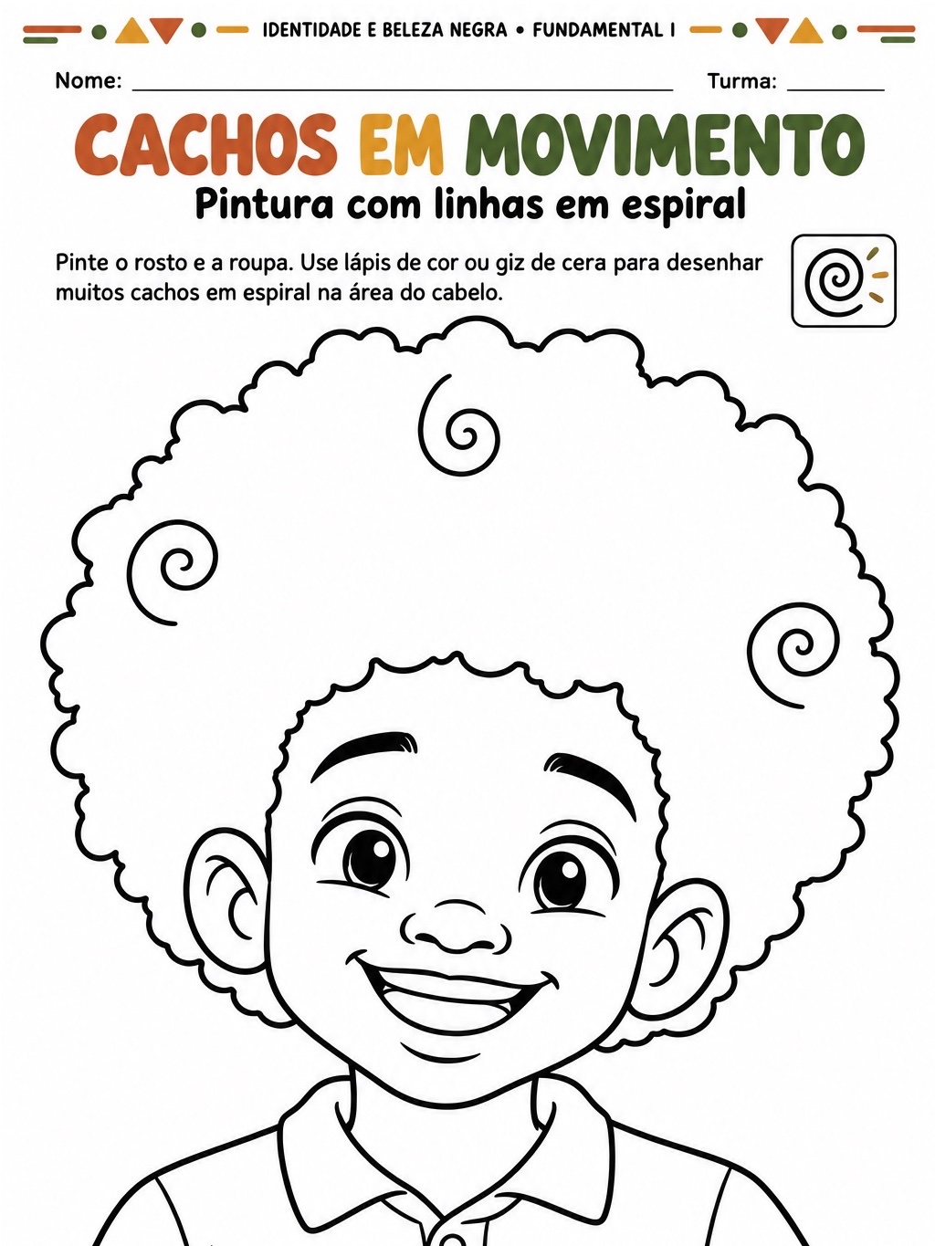 Consciência Negra: 5 Atividades de Pintura e Colagem – Fundamental 1 — amostra 2: 5 atividades de Consciência Negra para o…
