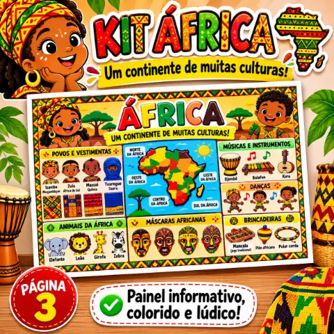 Consciência negra África um continente com muitas culturas — amostra 1: O que é