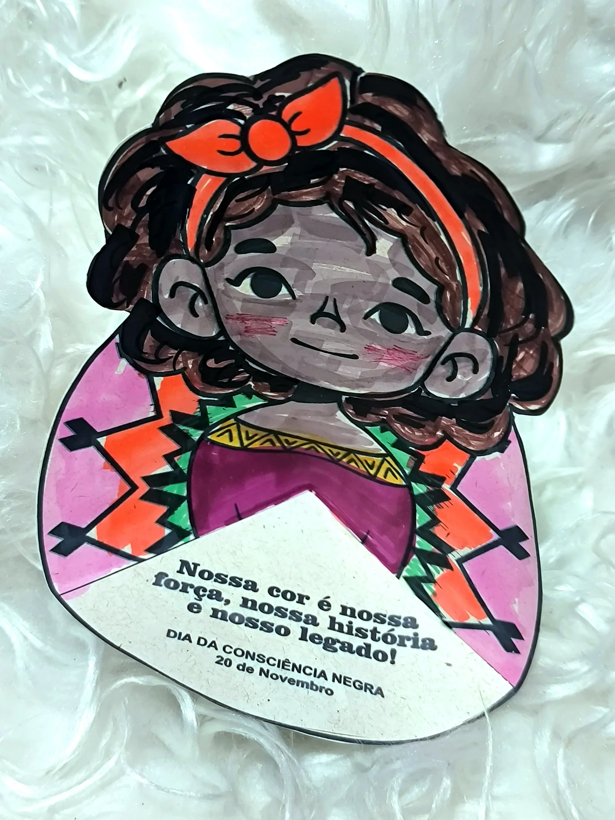 Consciência Negra: Atividade 3D para Imprimir | 20 de Novembro — amostra 3: Atividade de Consciência Negra: imprima, pinte,…