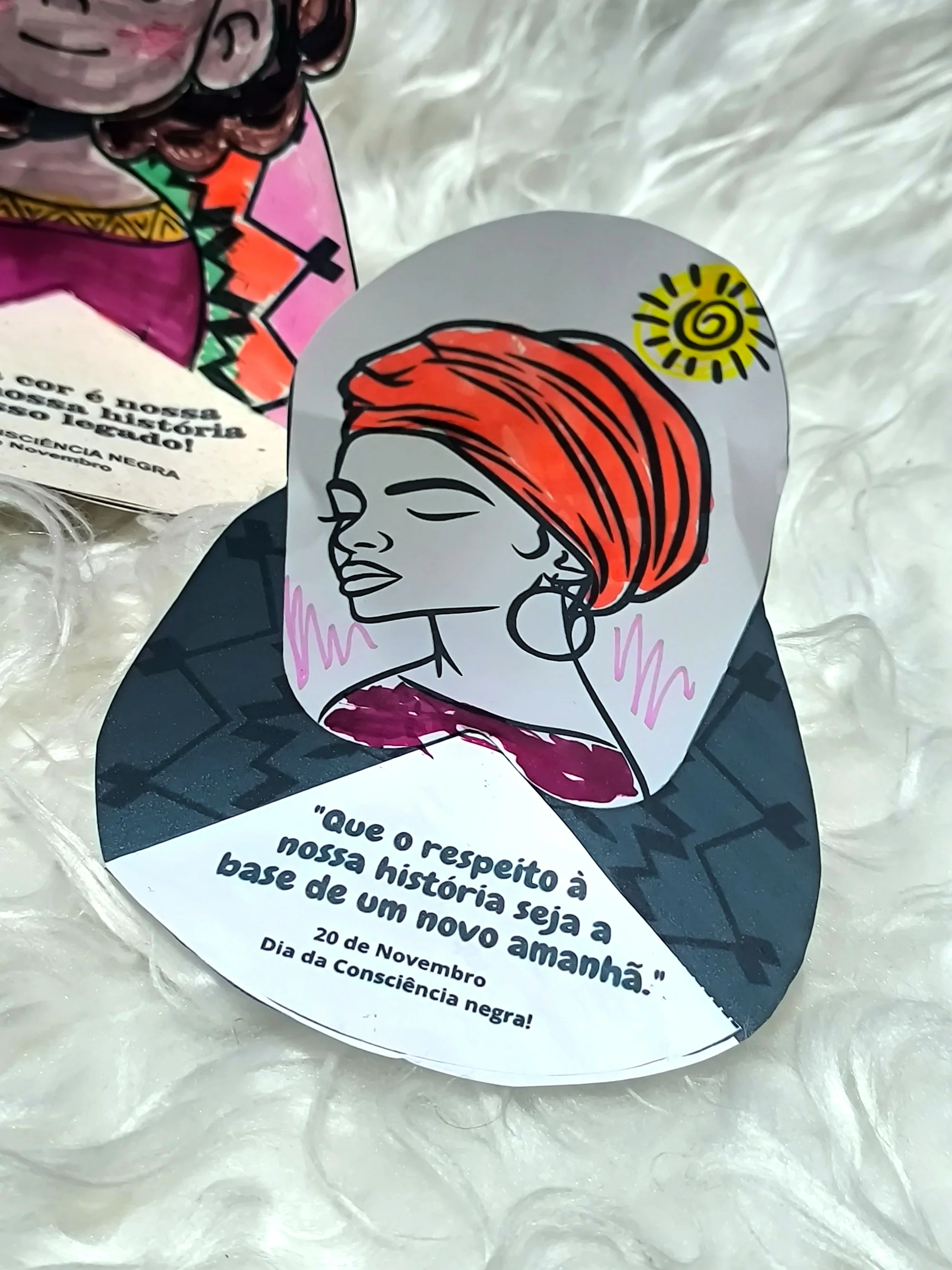 Consciência Negra: Atividade 3D para Imprimir | 20 de Novembro — amostra 6: Atividade de Consciência Negra: imprima, pinte,…