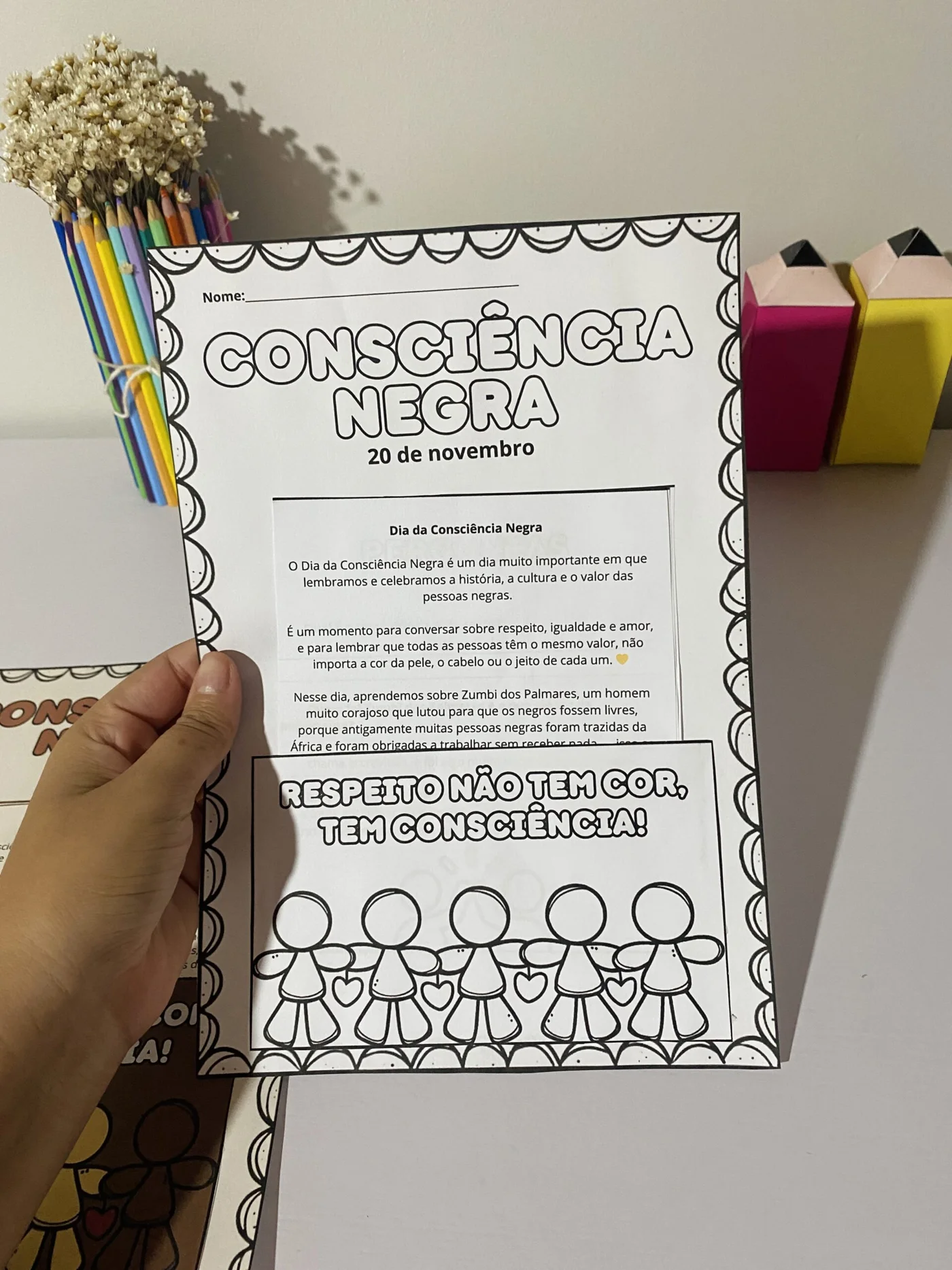 Consciência Negra – Atividade Interativa — amostra 4: Um material completo para trabalhar o Dia da Consciência Negra de…