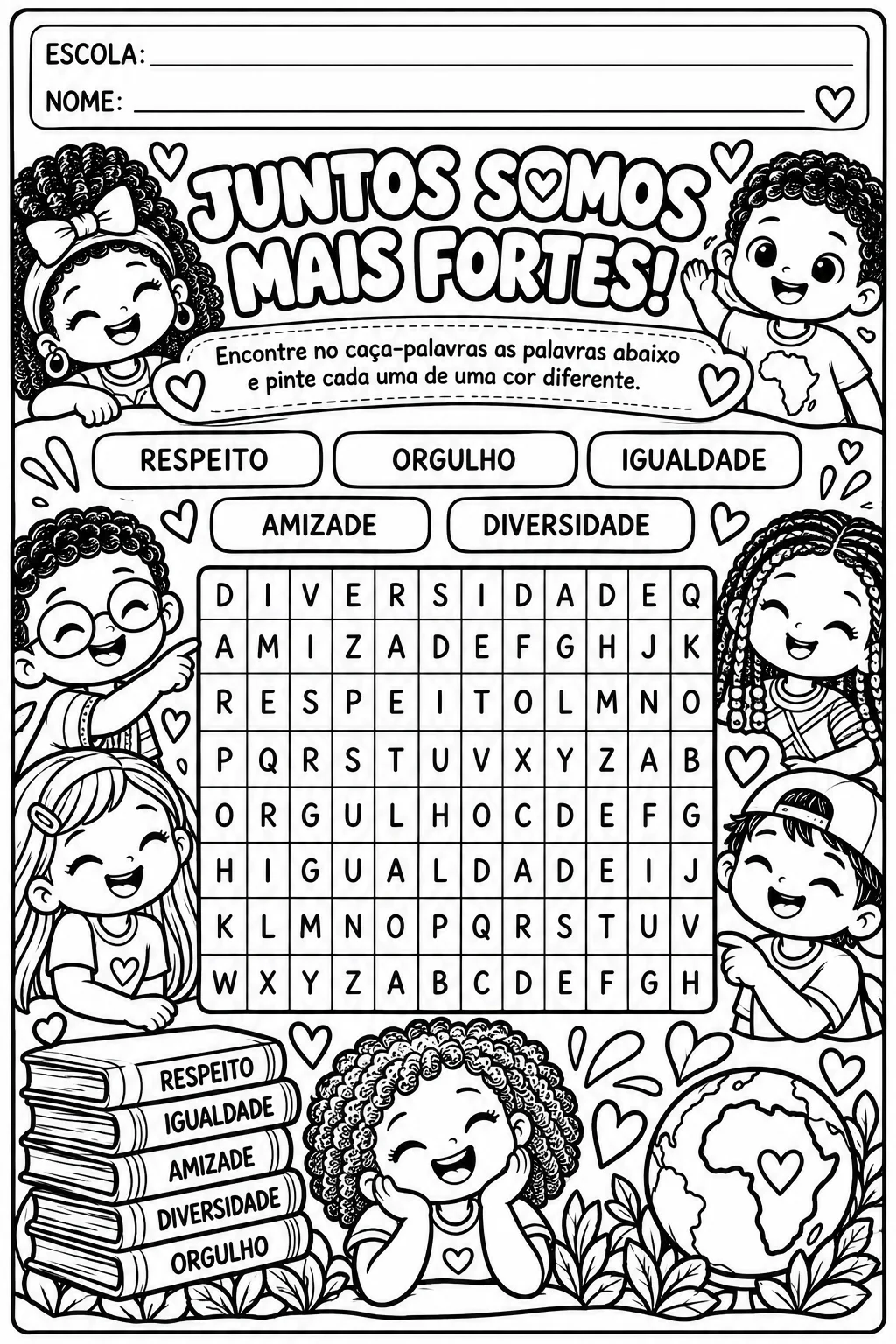 CONSCIÊNCIA NEGRA – ATIVIDADES EDUCATIVAS — amostra 3: Trabalhe a Consciência Negra de forma lúdica, educativa e…