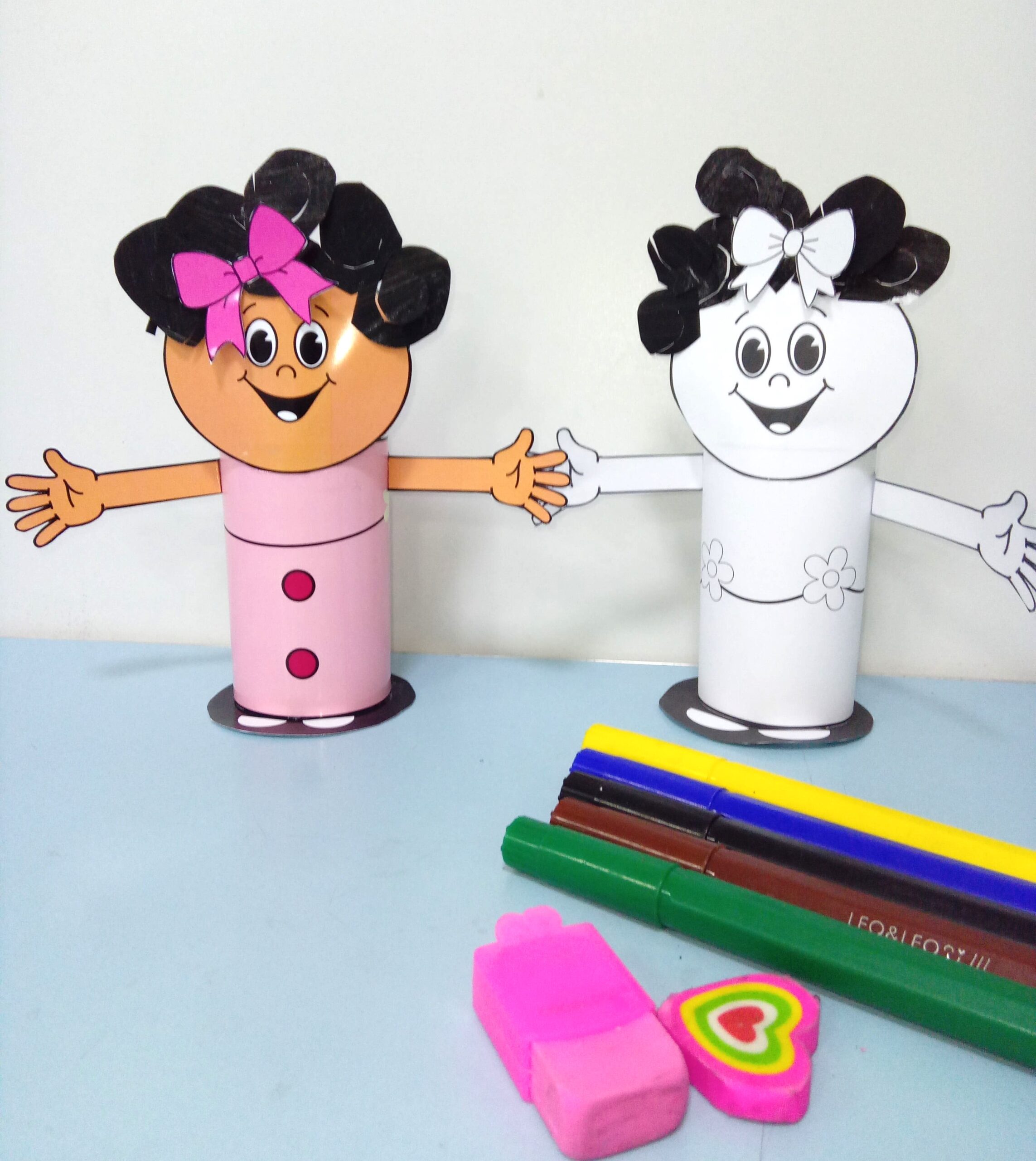Consciência negra: boneca em 3d "menina bonita do laço de fta" | Educação Infantil — capa do material