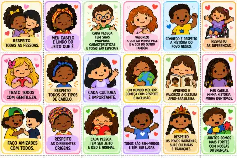 Consciência Negra , diversidade, viva a diferença — amostra 1: Kit lúdico de Consciência Negra com atividades de…